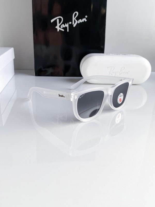 Branded Rb White Black Sunglasses Bt (With Original Kit)