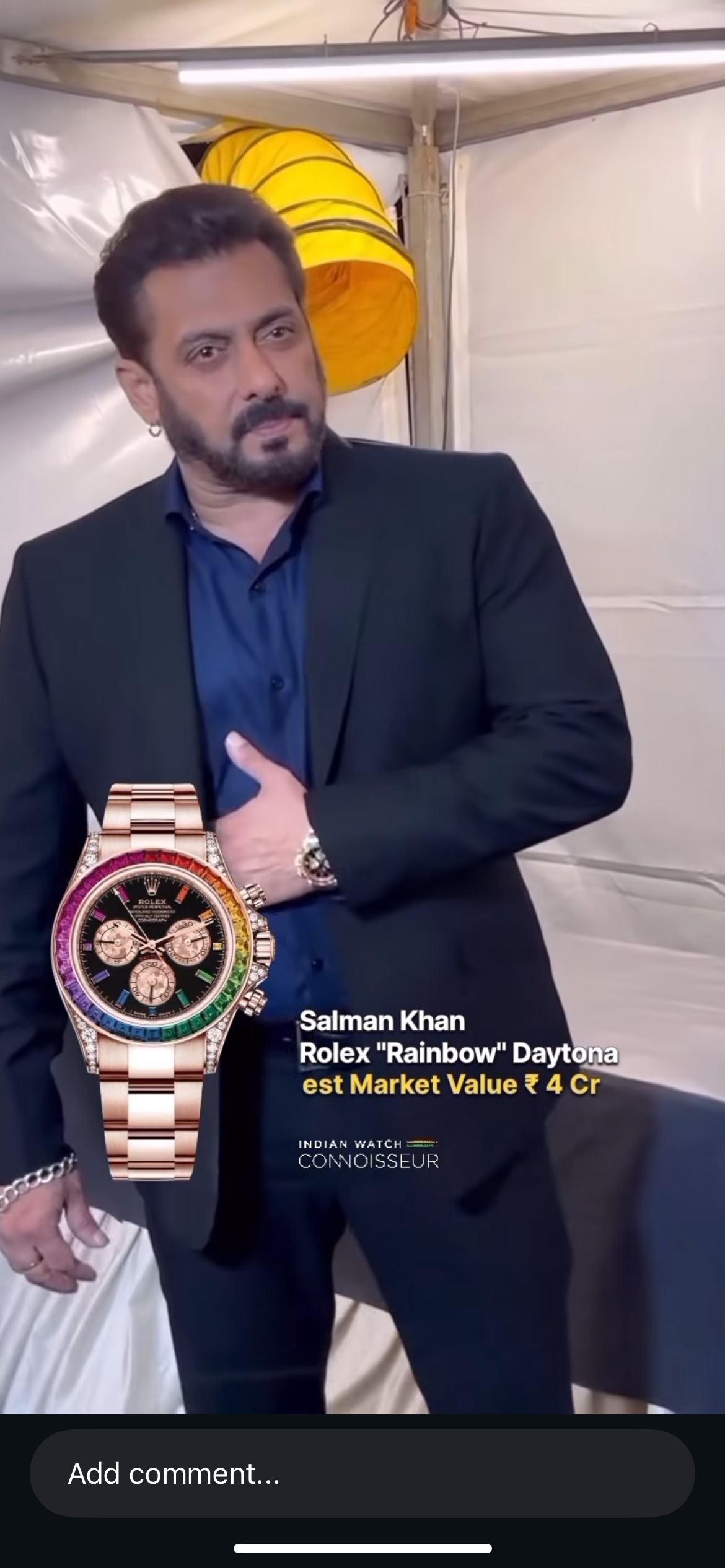 Rolex Daytona Rainbow Everose Gold – (Salman Khan)