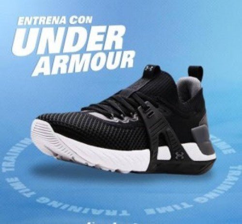 Branded UA UA Project Rock 4 Black White